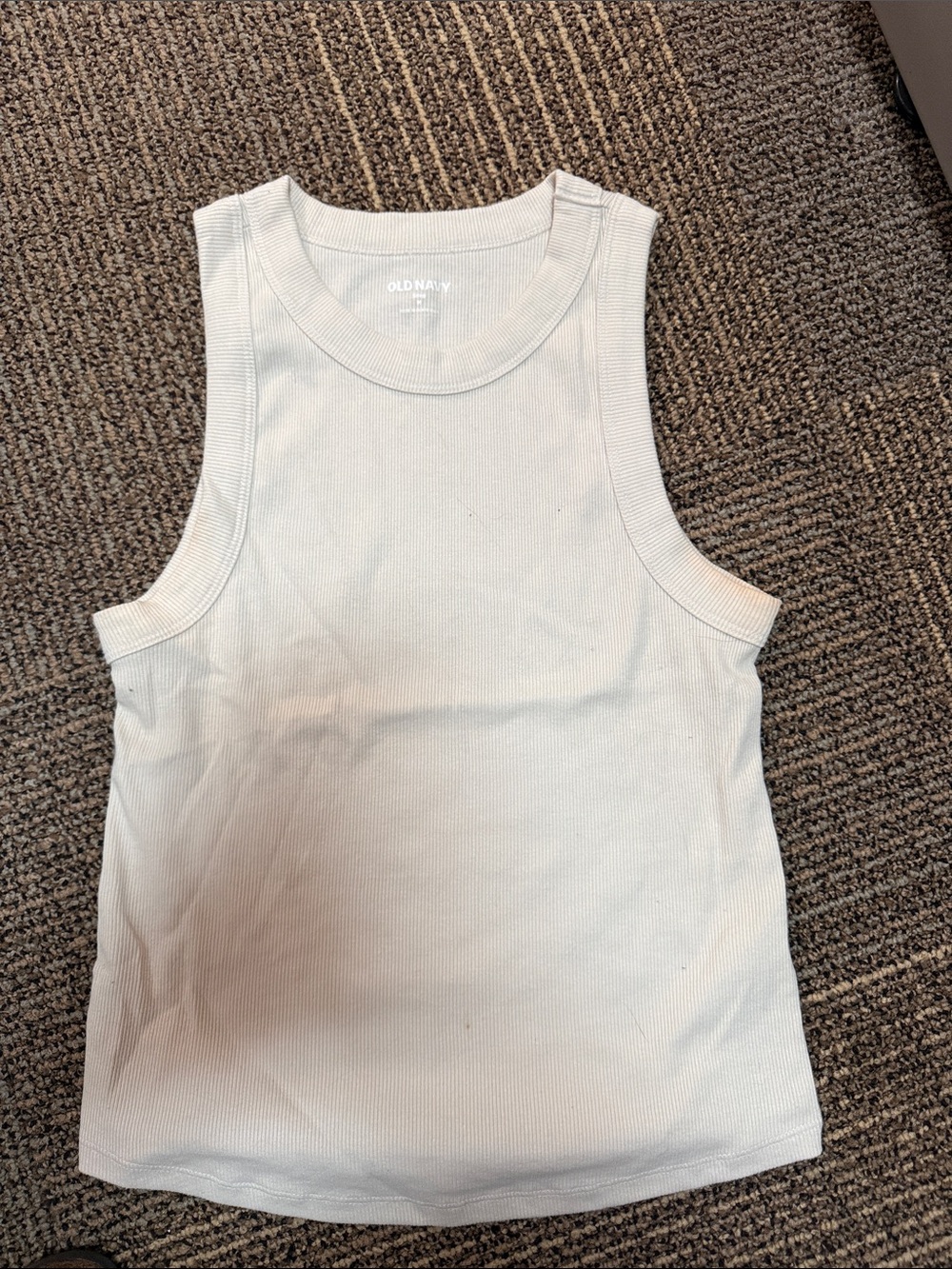 Old Navy oatmeal color Ribbed Tank top